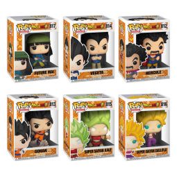 Funko POP! Animation - Dragon Ball Super S2 Vinyl Figures - SET OF 6 (Vegeta, Gohan, Hercule +3)