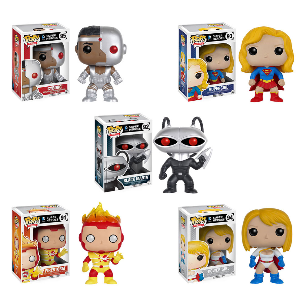 Funko POP! DC Super Heroes - Vinyl Figures - SET OF 5 