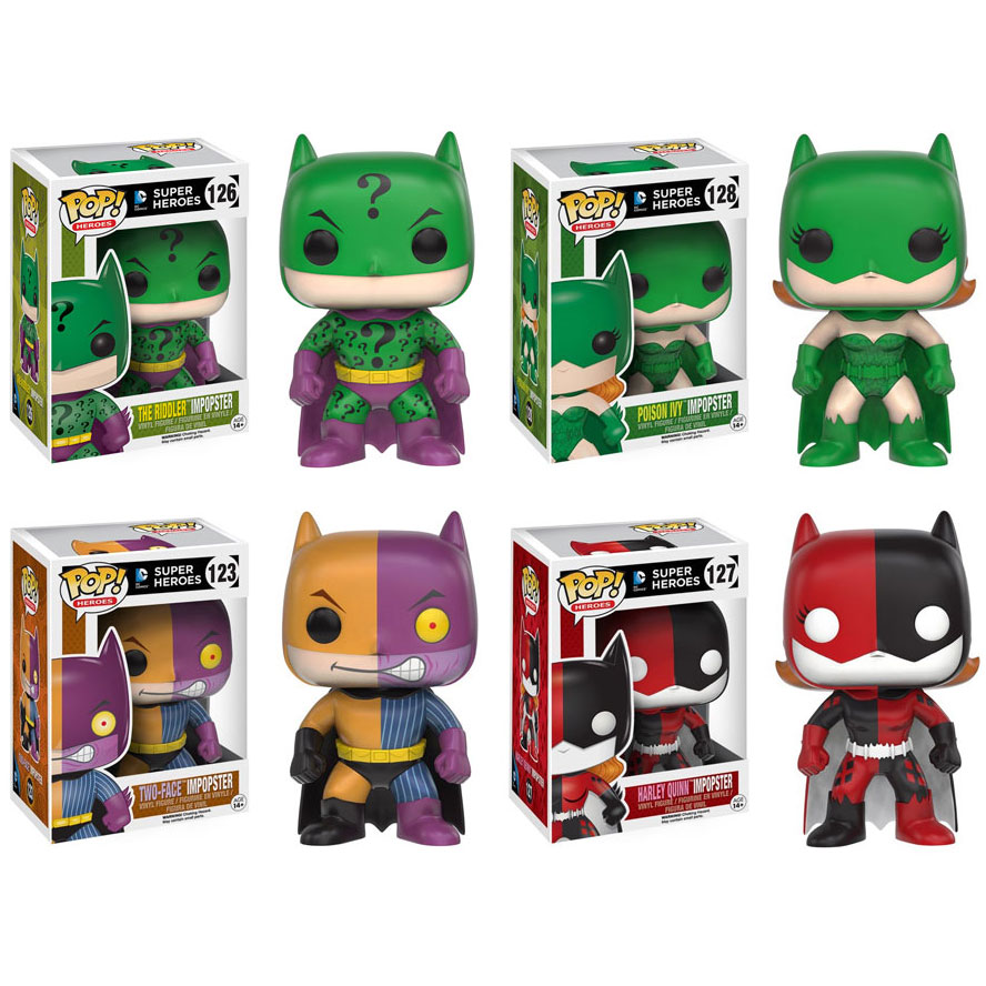 Funko POP! Heroes - DC Comics Impopsters - SET OF 4 Summer Releases