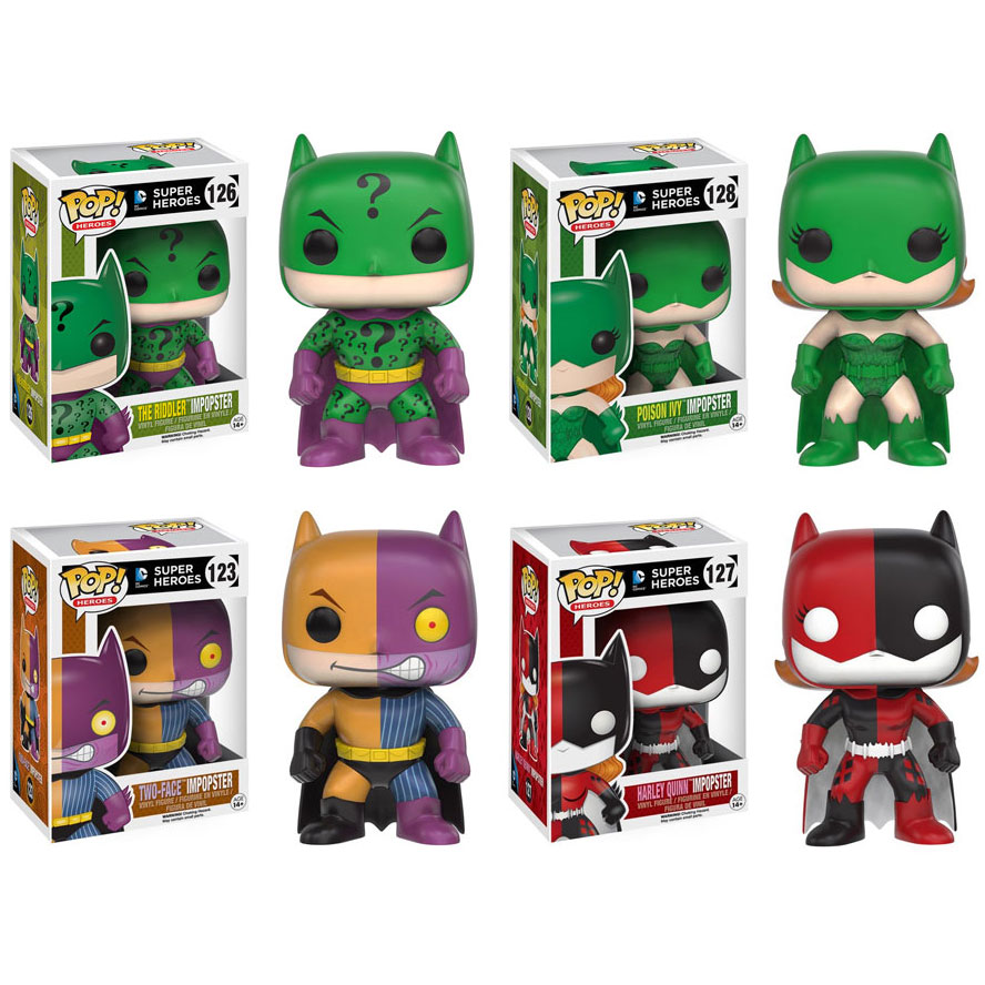 Funko POP! Heroes - DC Comics Impopsters - SET OF 4 Summer ...