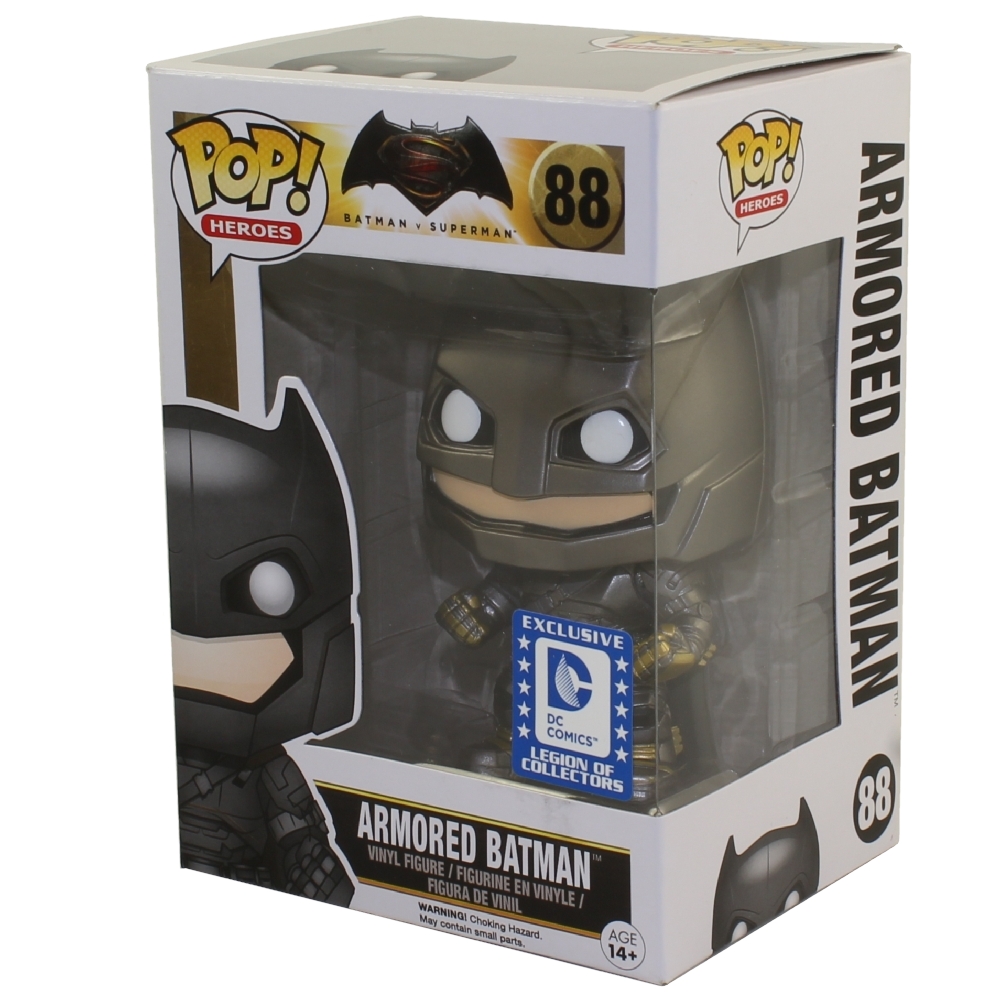 Funko POP! Heroes - Batman v Superman DC Legion of Collectors - ARMORED BATMAN #88 *Exclusive*