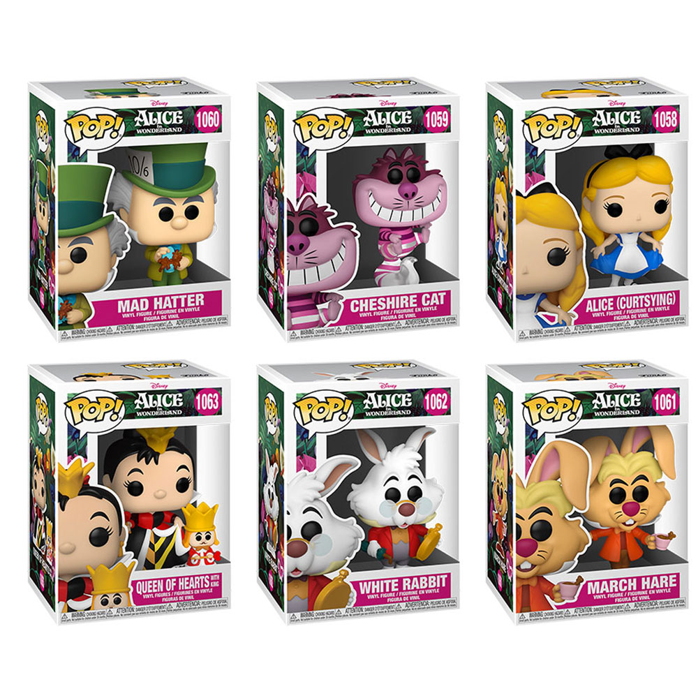 Funko POP! Disney - Alice in Wonderland 70th Anniversary Vinyl Figures - SET OF 6 (Ships TBD) Funko POP! Disney - Alice in Wonderland 70th Anniversary Vinyl Figures - SET OF 6 (Ships TBD)