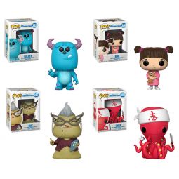 Funko POP! Disney - Monster's Inc. Vinyl Figures - SET OF 4 (Chef, Sulley, Boo & Roz)(Ships May) Funko POP! Disney - Monster's Inc. Vinyl Figures - SET OF 4 (Chef, Sulley, Boo & Roz)(Ships May)