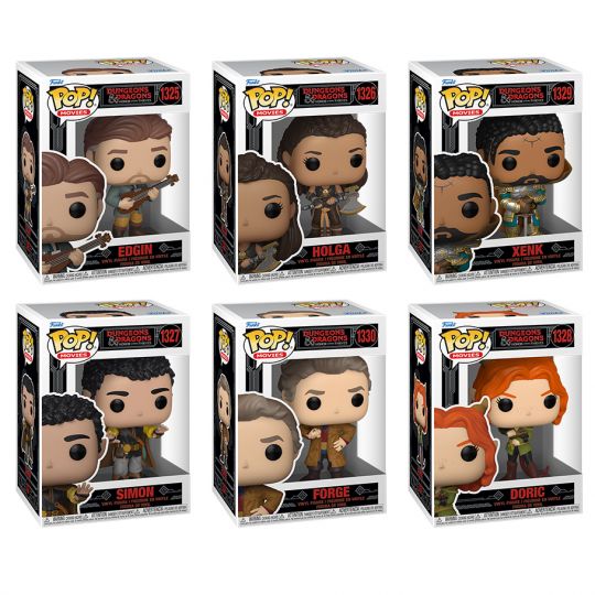 Funko POP Movies Dungeons Dragons Honor Among Thieves Vinyl Figures SET OF 6