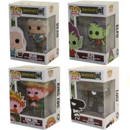 Funko POP! Animation - Disenchantment Vinyl Figures - SET OF 4 (Bean, Luci, Elfo & King Zog) Funko POP! Animation - Disenchantment Vinyl Figures - SET OF 4 (Bean, Luci, Elfo & King Zog)
