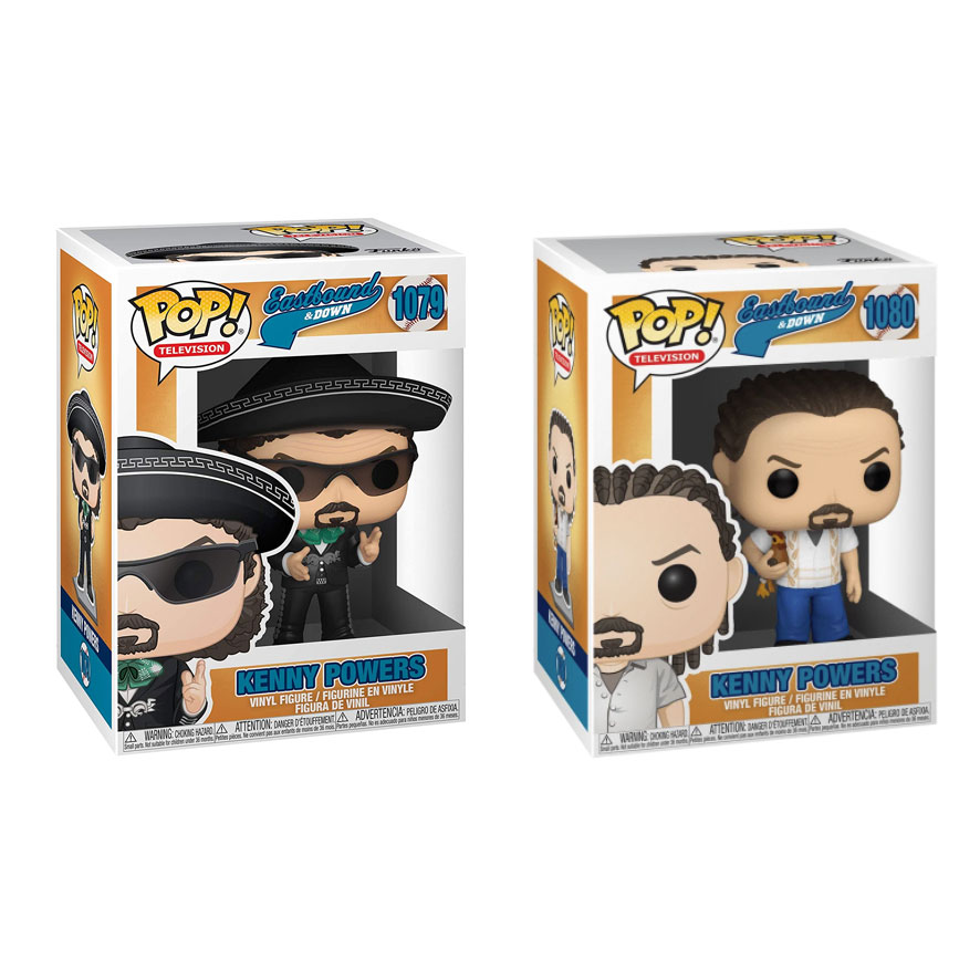 Funko POP! TV - Eastbound & Down Vinyl Figures - SET OF 2 KENNY POWERS (Mariachi & Cornrows)