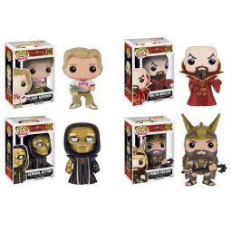 Funko POP! Flash Gordon - Vinyl Figures - SET OF 4 (Flash, Klytus, Ming & Vultan) Funko POP! Flash Gordon - Vinyl Figures - SET OF 4 (Flash, Klytus, Ming & Vultan)