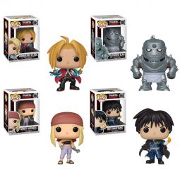 Funko POP! Animation - Full Metal Alchemist Vinyl Figures - SET OF 4 (Roy, Ed, Winry & Alphonse) Funko POP! Animation - Full Metal Alchemist Vinyl Figures - SET OF 4 (Roy, Ed, Winry & Alphonse)