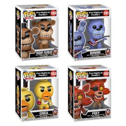 Funko POP! Games - Five Nights at Freddy's 10th Anniversary Vinyl Figures - SET OF 4