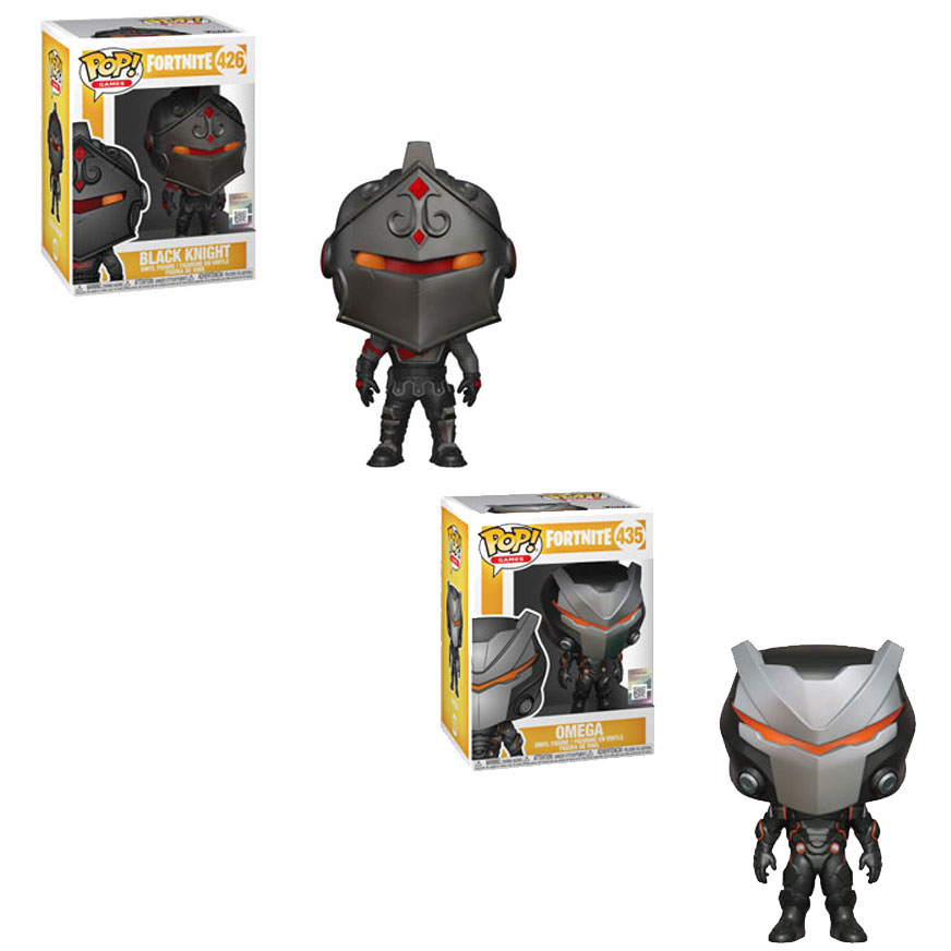 Funko POP! Games - Fortnite S1 Vinyl Figures - SET OF 2 (Omega & Black Knight)