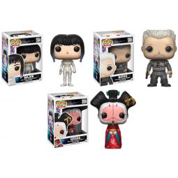 Funko POP! Movies - Ghost in the Shell Vinyl Figures - SET OF 3 (Geisha, Batou & Major)