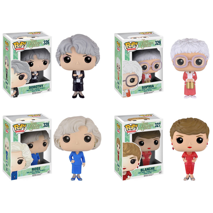 Funko POP! Golden Girls - Vinyl Figure - SET OF 4 (Sophia, Rose, Dorothy & Blanche)