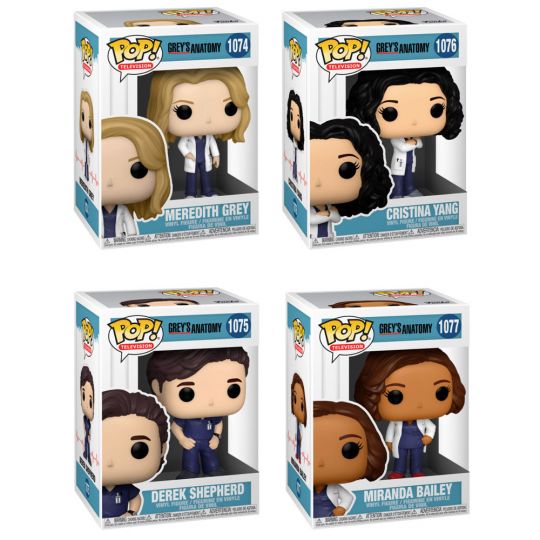 grey's anatomy funko pop set