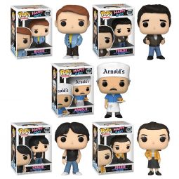 Funko POP! Television - Happy Days Vinyl Figures - SET OF 5 (Fonzie, Chachi, Joanie +2)