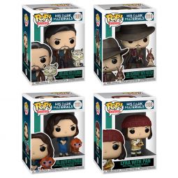 Funko POP! Television - His Dark Materials Vinyl Figures - SET OF 4 (Lee, Lyra, Asriel +1)