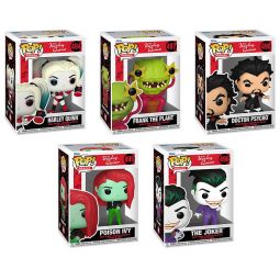 Funko POP! Heroes DC Harley Quinn Animated Series Vinyl Figures - SET OF 5 [Joker, Poison Ivy +3]
