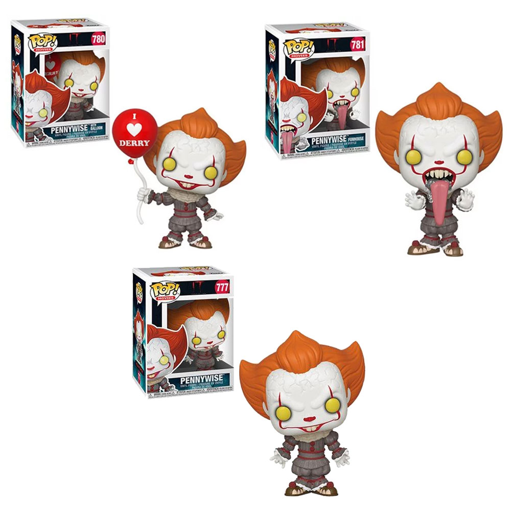 Funko POP! Movies - Stephen King's It: Chapter 2 S1 Vinyl Figures - SET OF 3 PENNYWISE
