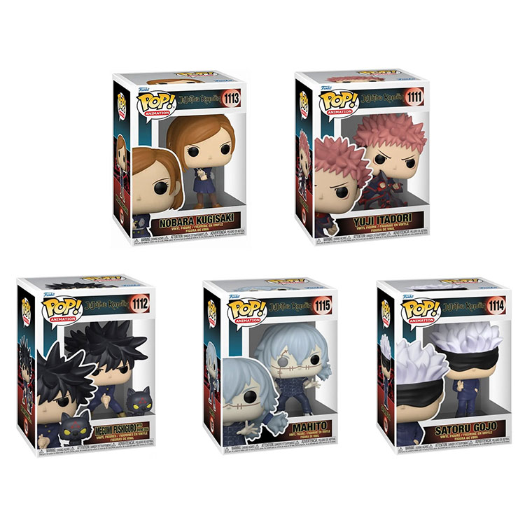 Funko POP Animation Jujutsu Kaisen Vinyl Figures SET OF 5 Gojo 