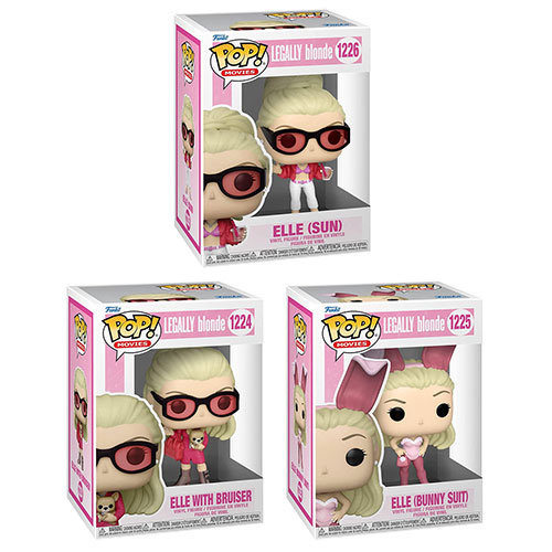 Funko POP! Movies - Legally Blonde Vinyl Figures - SET OF 3 ELLES