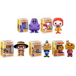 Funko POP! Ad Icons - McDonald's Vinyl Figures - SET OF 5 (Ronald, Hamburglar, Grimace +2)(TBD) Funko POP! Ad Icons - McDonald's Vinyl Figures - SET OF 5 (Ronald, Hamburglar, Grimace +2)(TBD)