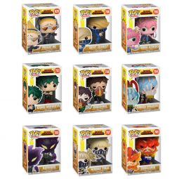 Funko POP! Animation - My Hero Academia S4 Vinyl Figures - SET OF 9 (Deku, Kai, Mina +5)
