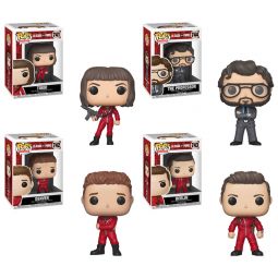 Funko POP! Television - La Casa De Papel (Money Heist) Vinyl Figures - SET OF 4 (Ships February) Funko POP! Television - La Casa De Papel (Money Heist) Vinyl Figures - SET OF 4 (Ships February)