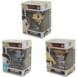 Funko POP! Games - Mortal Kombat S2 Vinyl Figures - SET OF 3 (Raiden, Sub-zero & Liu Kang) Funko POP! Games - Mortal Kombat S2 Vinyl Figures - SET OF 3 (Raiden, Sub-zero & Liu Kang)