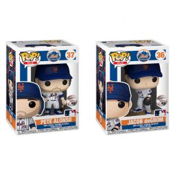 Funko POP! MLB Wave 5 Vinyl Figures - SET OF 2 NEW YORK METS (Degrom & Alonso) Funko POP! MLB Wave 5 Vinyl Figures - SET OF 2 NEW YORK METS (Degrom & Alonso)