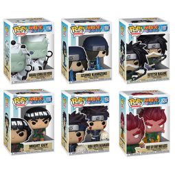 Funko POP! Animation - Naruto S5 Vinyl Figures - SET OF 6 (Izumo, Kiba, Madara, Kotetsu +2) Funko POP! Animation - Naruto S5 Vinyl Figures - SET OF 6 (Izumo, Kiba, Madara, Kotetsu +2)