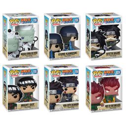 Funko POP! Animation - Naruto S5 Vinyl Figures - SET OF 6 (Izumo, Kiba, Madara, Kotetsu +2)