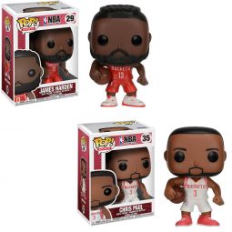 Funko POP! NBA Wave 3 Vinyl Figures - SET OF 2 HOUSTON ROCKETS (James Harden & Chris Paul) Funko POP! NBA Wave 3 Vinyl Figures - SET OF 2 HOUSTON ROCKETS (James Harden & Chris Paul)