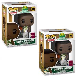 Funko POP! NBA Legends Wave 1 Vinyl Figures - SET OF 2 SEATTLE SUPERSONICS (Payton & Kemp) Funko POP! NBA Legends Wave 1 Vinyl Figures - SET OF 2 SEATTLE SUPERSONICS (Payton & Kemp)