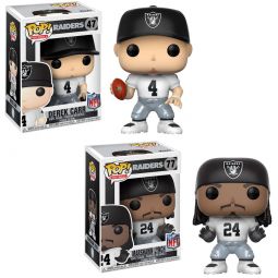 Funko POP! NFL Wave 4 - Vinyl Figures - SET OF 2 RAIDERS (Carr & Lynch)(Pre-order Ships Fall) Funko POP! NFL Wave 4 - Vinyl Figures - SET OF 2 RAIDERS (Carr & Lynch)(Pre-order Ships Fall)