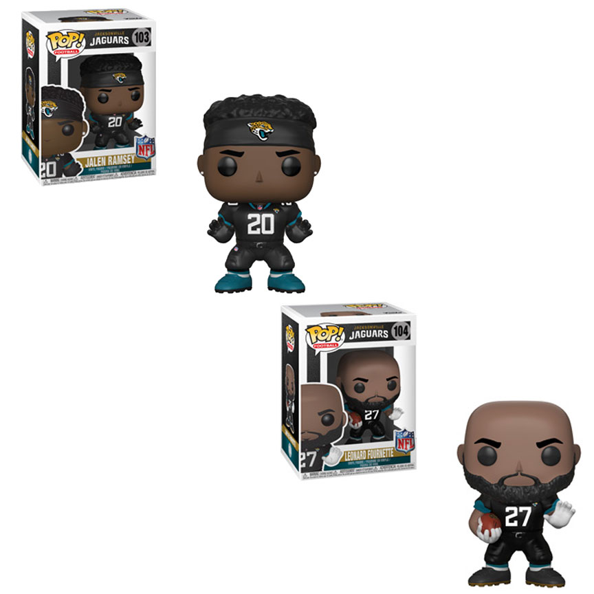 Funko POP! NFL Wave 5 - Vinyl Figures - SET OF 2 JAGUARS (Fournette & Ramsey)