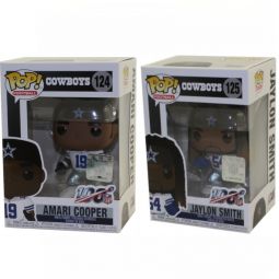 Funko POP! NFL Wave 6 Vinyl Figures - SET OF 2 COWBOYS (Amari Cooper & Jaylon Smith) Funko POP! NFL Wave 6 Vinyl Figures - SET OF 2 COWBOYS (Amari Cooper & Jaylon Smith)