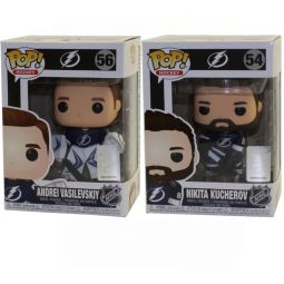 Funko POP! NHL Wave 4 Vinyl Figures - SET OF 2 LIGHTNING (Vasilevskiy & Kucherov) Funko POP! NHL Wave 4 Vinyl Figures - SET OF 2 LIGHTNING (Vasilevskiy & Kucherov)