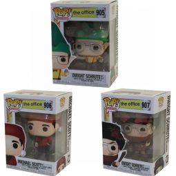 Funko POP! Television - The Office S2 Vinyl Figures - SET OF 3 (Santa Michael & 2 Dwights) Funko POP! Television - The Office S2 Vinyl Figures - SET OF 3 (Santa Michael & 2 Dwights)