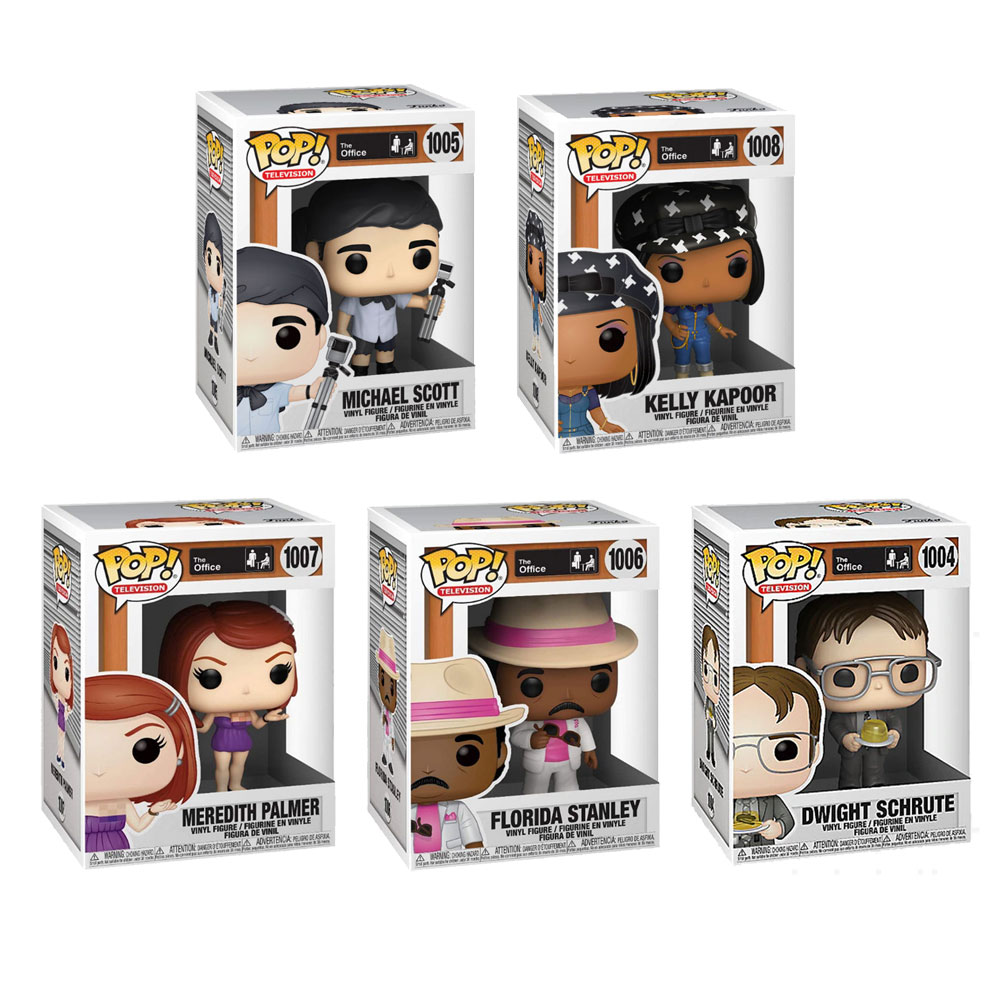 Funko POP! TV - The Office S3 Vinyl Figures - SET OF 5 (Meredith, Stanley, Michael +1)