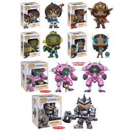 Funko POP! Games - Overwatch S2 Vinyl Figures - SET OF 6 (Lucio, McCree, D.VA, Symmetra +2) Funko POP! Games - Overwatch S2 Vinyl Figures - SET OF 6 (Lucio, McCree, D.VA, Symmetra +2)