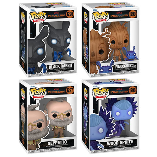 Funko POP! Movies - Pinocchio Vinyl Figures - SET OF 4 (Geppetto, Black  Rabbit, Wood Sprite +1): BBToyStore.com - Toys, Plush, Trading Cards,  Action Figures & Games online retail store shop sale