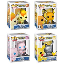 Funko POP! Games - Pokemon S6 Vinyl Figures - SET OF 4 (Ponyta, Mew, Raichu & Silver Pikachu) Funko POP! Games - Pokemon S6 Vinyl Figures - SET OF 4 (Ponyta, Mew, Raichu & Silver Pikachu)