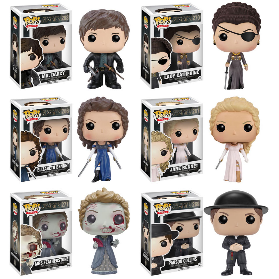 Funko POP! Movies - Pride and Prejudice and Zombies - Vinyl Figures - SET OF 6