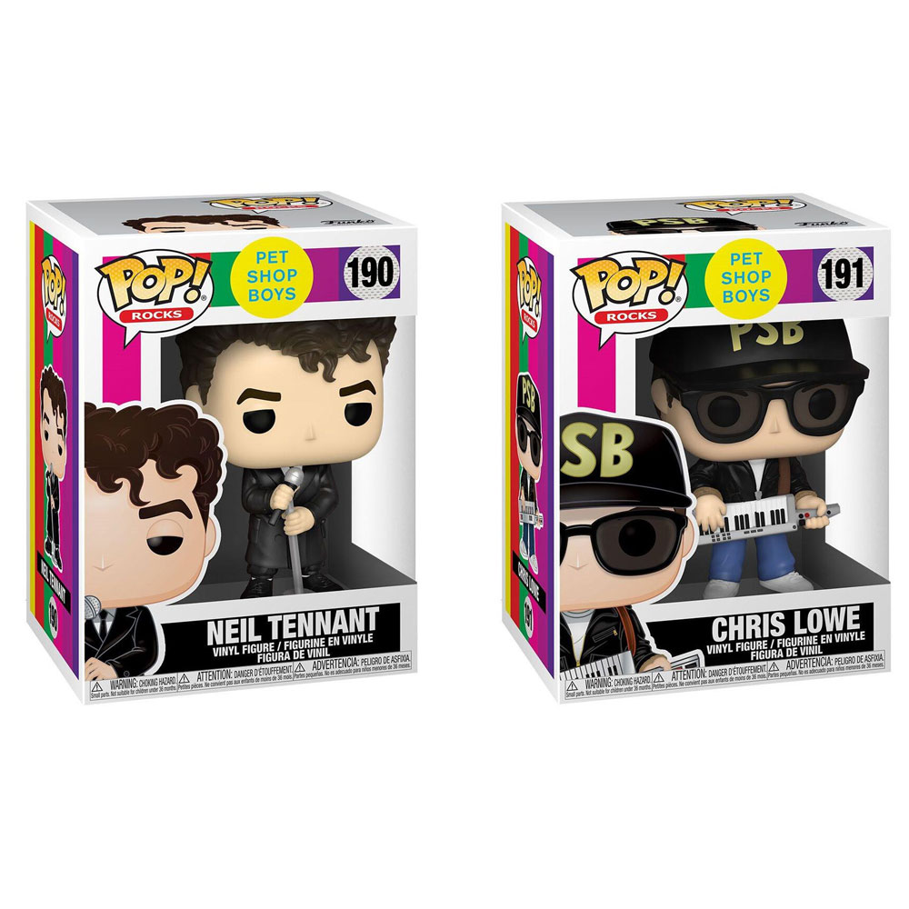 Funko POP! Rocks - Pet Shop Boys Vinyl Figures - SET OF 2 (Neil Tennant & Chris Lowe)