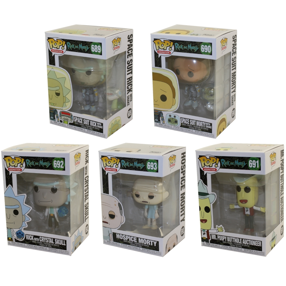 rick and morty funko pop set