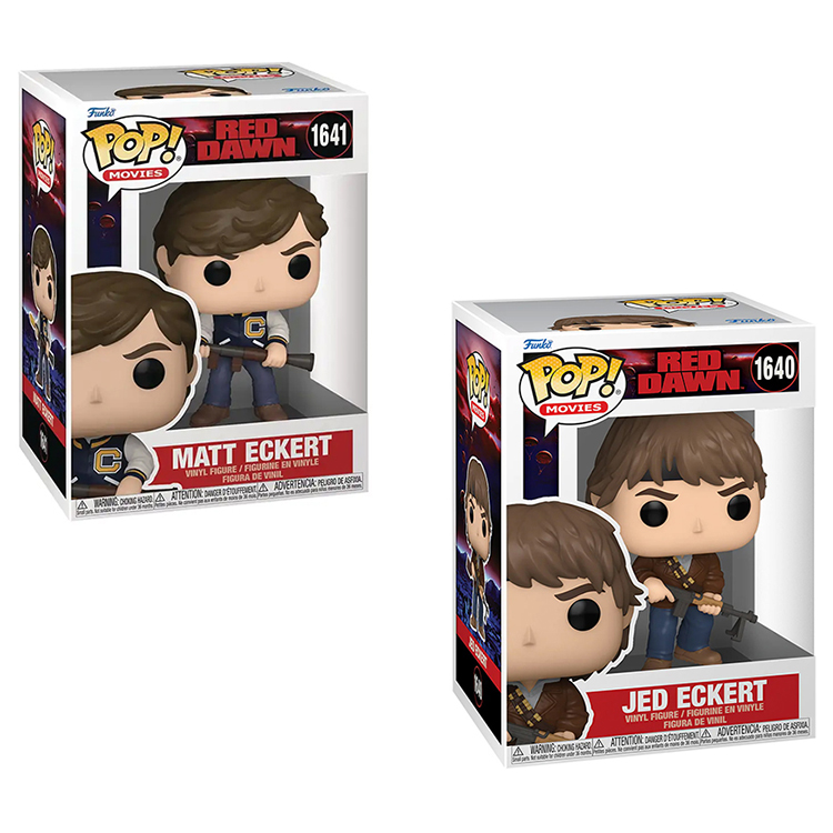 Funko POP! Movies Red Dawn Vinyl Figures - SET OF 2 [Jed & Matt Eckert]