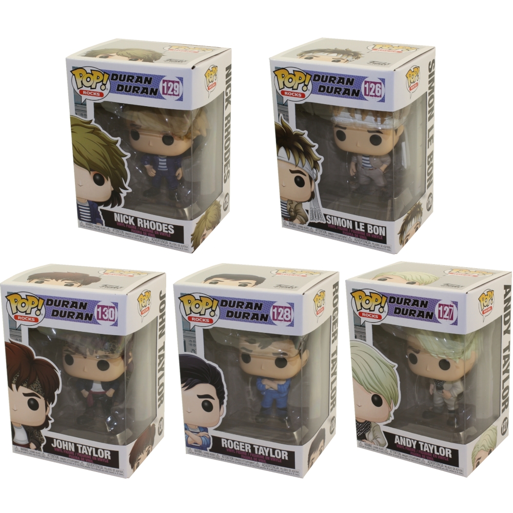 Funko POP! Rocks - Duran Duran Vinyl Figures -SET OF 5 (Andy, John, Nick, Simon & Roger)