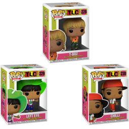 Funko POP! Rocks - TLC Vinyl Figures - SET OF 3 (Chilli, T-Boz & Left Eye)