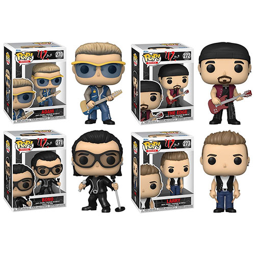 Funko POP! Rocks - U2 (Zoo TV) Vinyl Figures - SET OF 4 (The Funko POP! Rocks - U2 (Zoo TV) Vinyl Figures - SET OF 4 (The