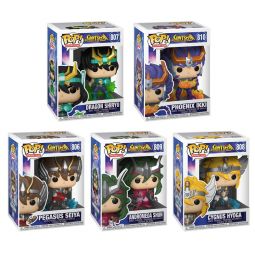 Funko POP! Animation - Saint Seiya Vinyl Figures - SET OF 5 (Phoenix, Pegasus, Cygnus +2) Funko POP! Animation - Saint Seiya Vinyl Figures - SET OF 5 (Phoenix, Pegasus, Cygnus +2)
