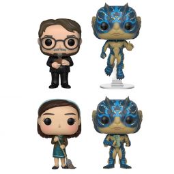 Funko POP! Movies - The Shape of Water Vinyl Figures - SET OF 4 (Guillermo, Elisa & 2 Amphibians)